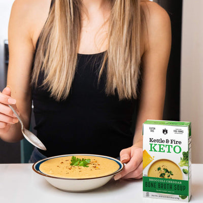 Broccoli Cheddar Keto Soup - 16.9 oz