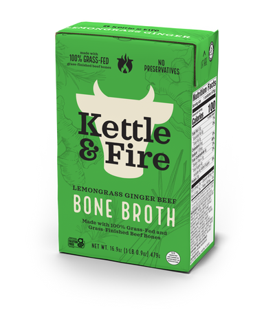 Lemongrass Ginger Beef Bone Broth - 16.9 oz