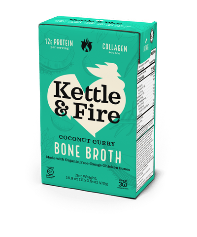 Coconut Curry & Lime Chicken Bone Broth - 16.9 oz