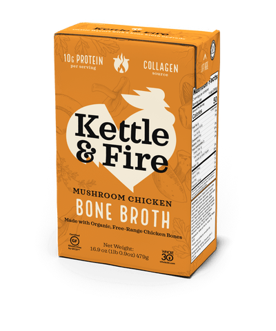 Mushroom Chicken Bone Broth - 16.9 oz