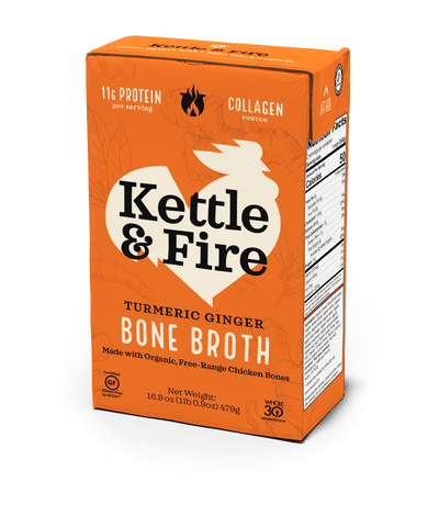 Turmeric Ginger Chicken Bone Broth - 16.9 oz