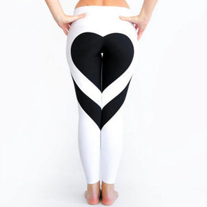 #heart Leggings-Women's Leggings-📸 #CrayeLabel-White-XS-CrayeLabel.com