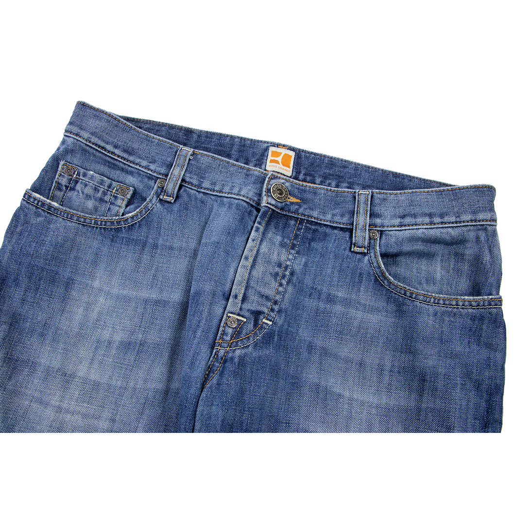 hugo boss button fly jeans