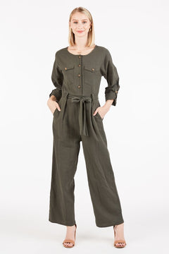 Jodi Jumpsuit in Olive