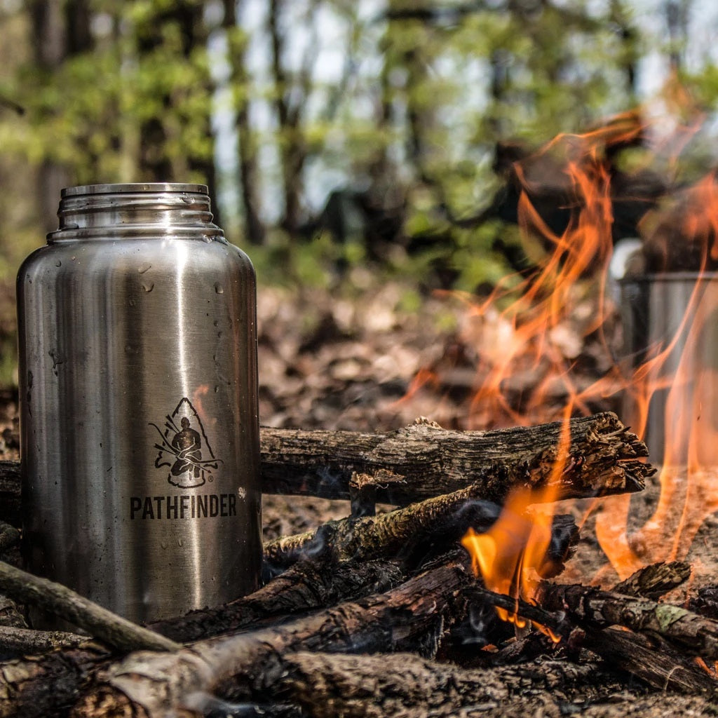 Pathfinder Steel Water Bottle and Nesting Cup Set – Survival Gear Canada