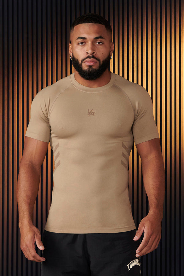 YOUNG LA SUPERVILLAIN COMPRESSION TEE - GREY - SIZE