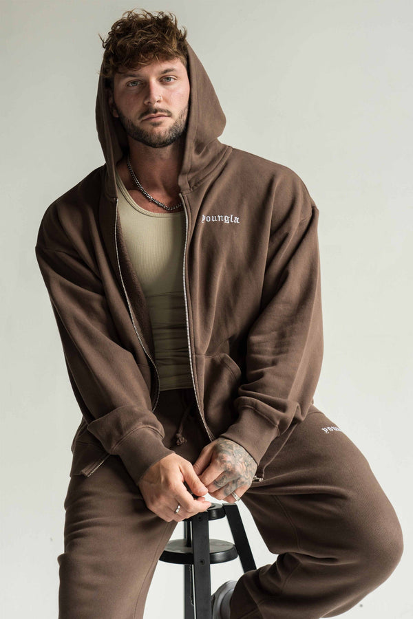 YoungLA Unisex Marshmallow Hoodie & Jogger, Men's Fashion, Tops & Sets,  Hoodies on Carousell
