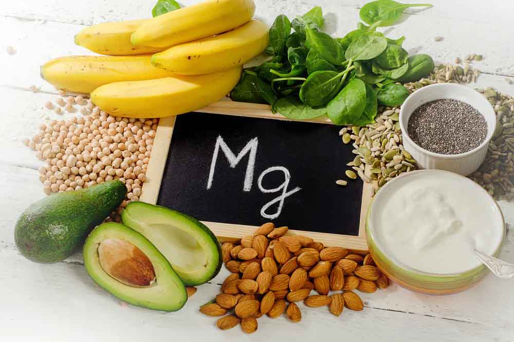 A selection of food items that contain Magnesium
