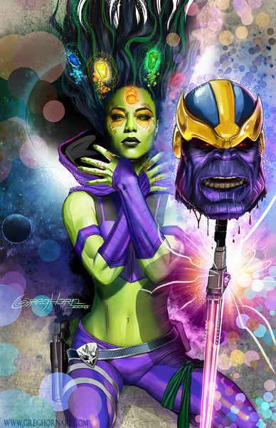 thanos and gamora