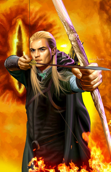 Lord of the Rings - Legolas - high quality 11 x 17 digital print – Greg ...