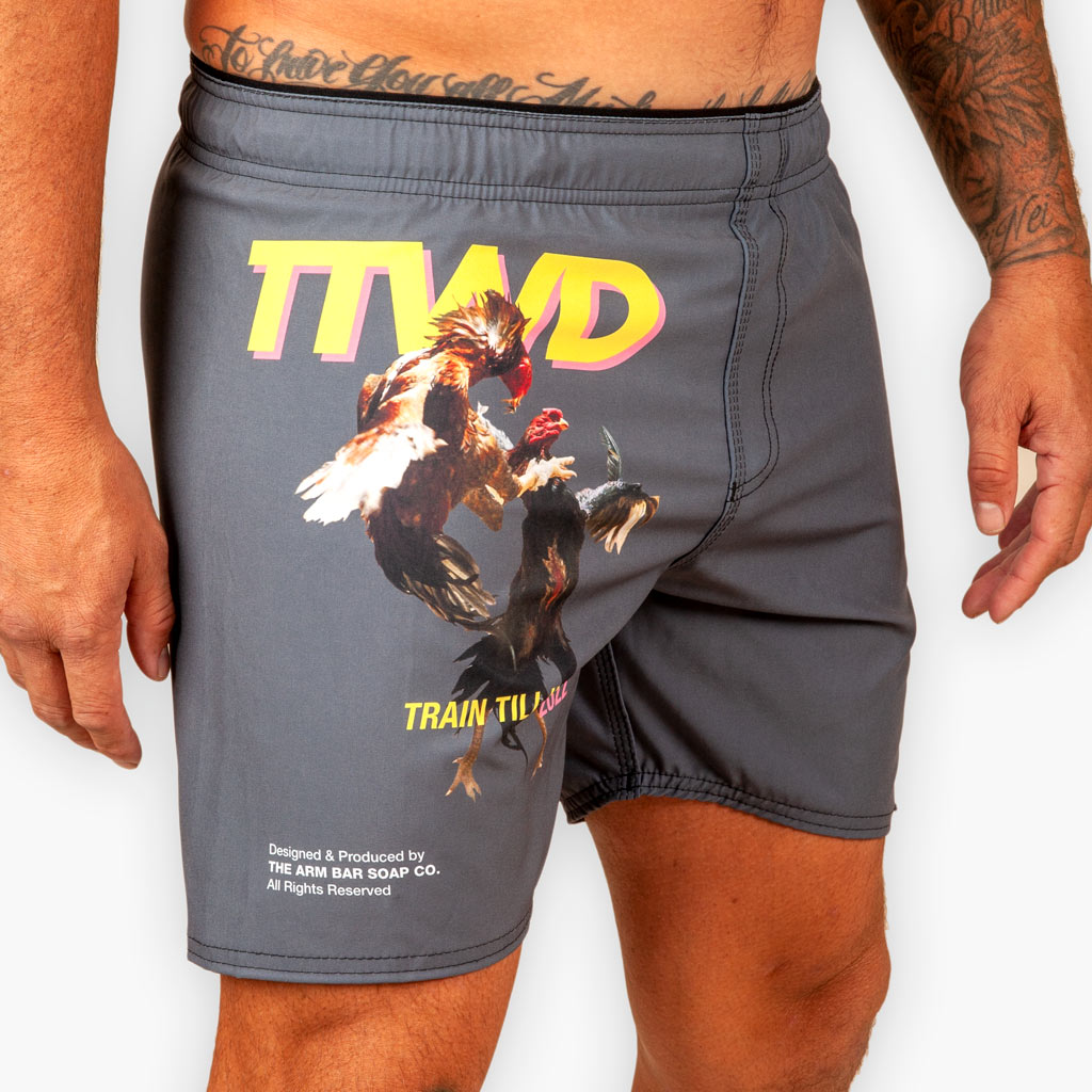 The TTWD Logo Womens Compression Shorts - Low Waist