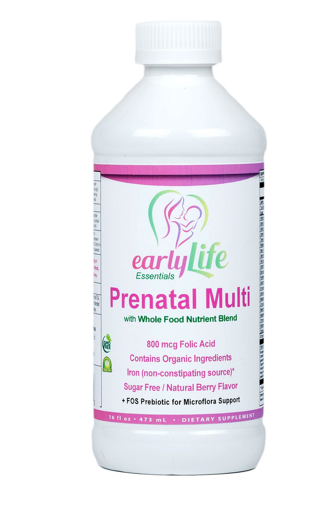 earlyLife Prenatal Multi + Whole Foods Nutrient Blend earlyLife Flora