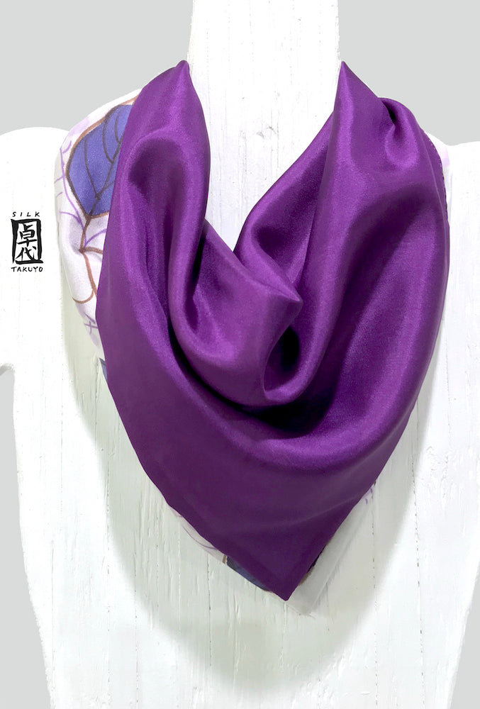 purple summer scarf
