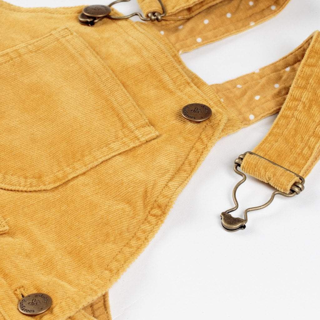 Corduroy Dungarees, Ochre