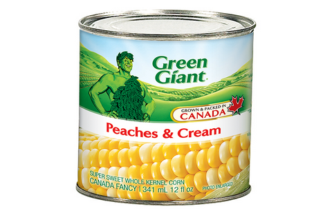 Green Giant Canned Peaches And Cream Whole Kernel Corn Delivery Cornershop Canada