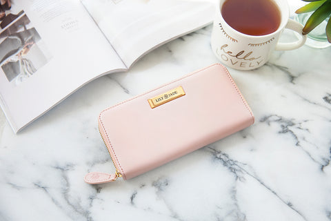 Blush Leather Amber Wallet