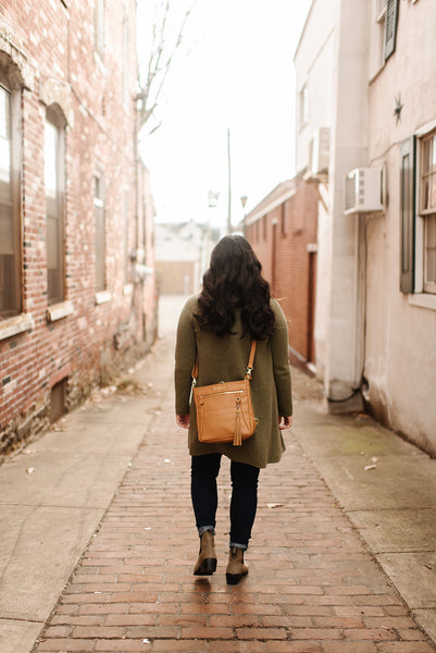 Lily Jade Leather Crossbody Backpack McKenna