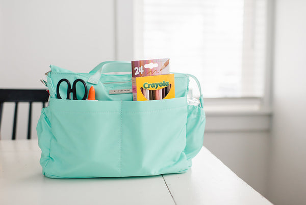handbag organization, Lily Jade insert, diaper caddy, homeschool organization, nursery organization, desk organization
