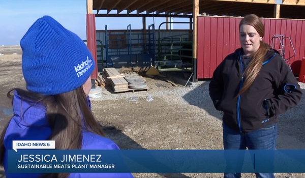 Jessica Jimenez, Sustainable Meats' Plant Manager, speaks with Idaho News 6