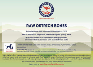 ostrich bones for dogs safe