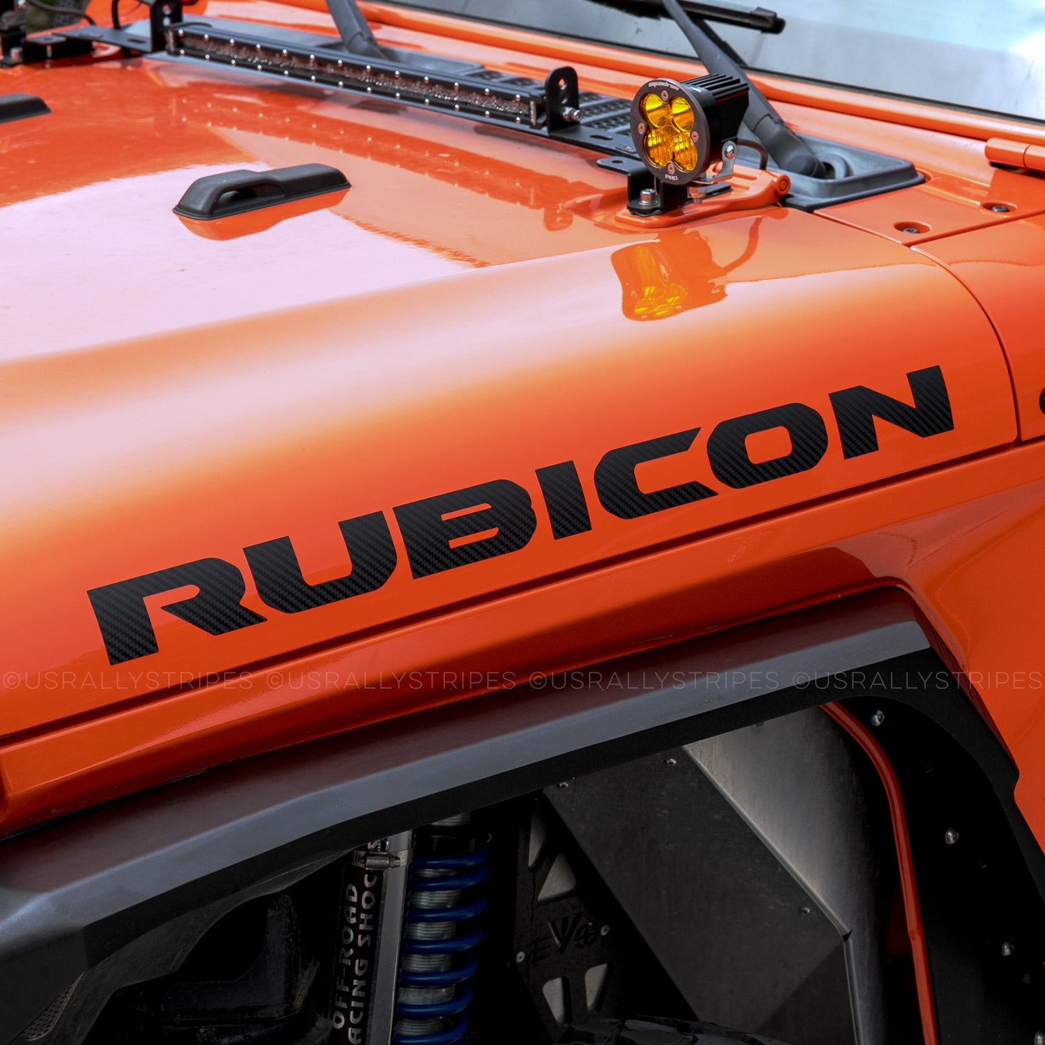 Rubicon hood vinyl decal set for 2018-2021 Jeep Wrangler JL – US  Rallystripes