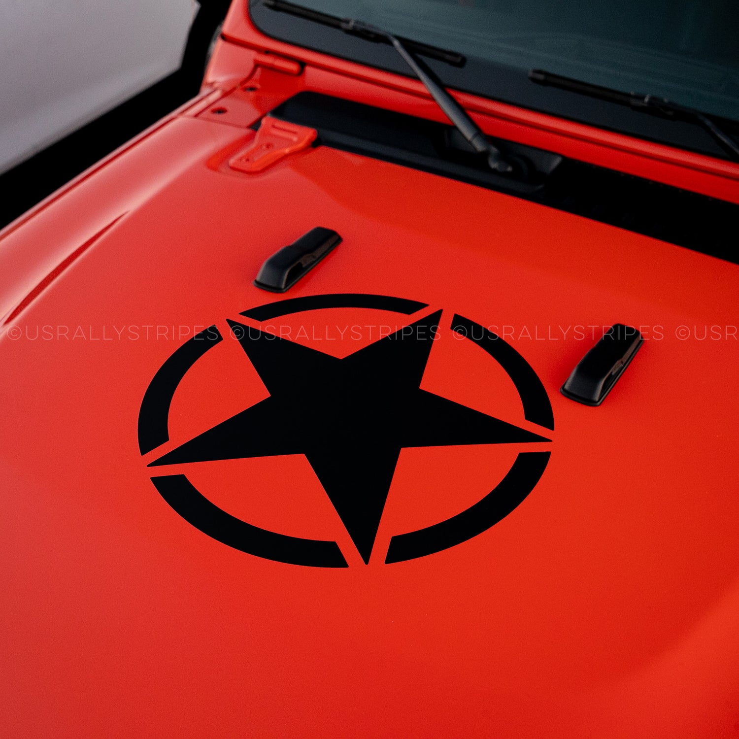 US Military star decal for 2018-2021 Jeep Wrangler JL accessory – US  Rallystripes