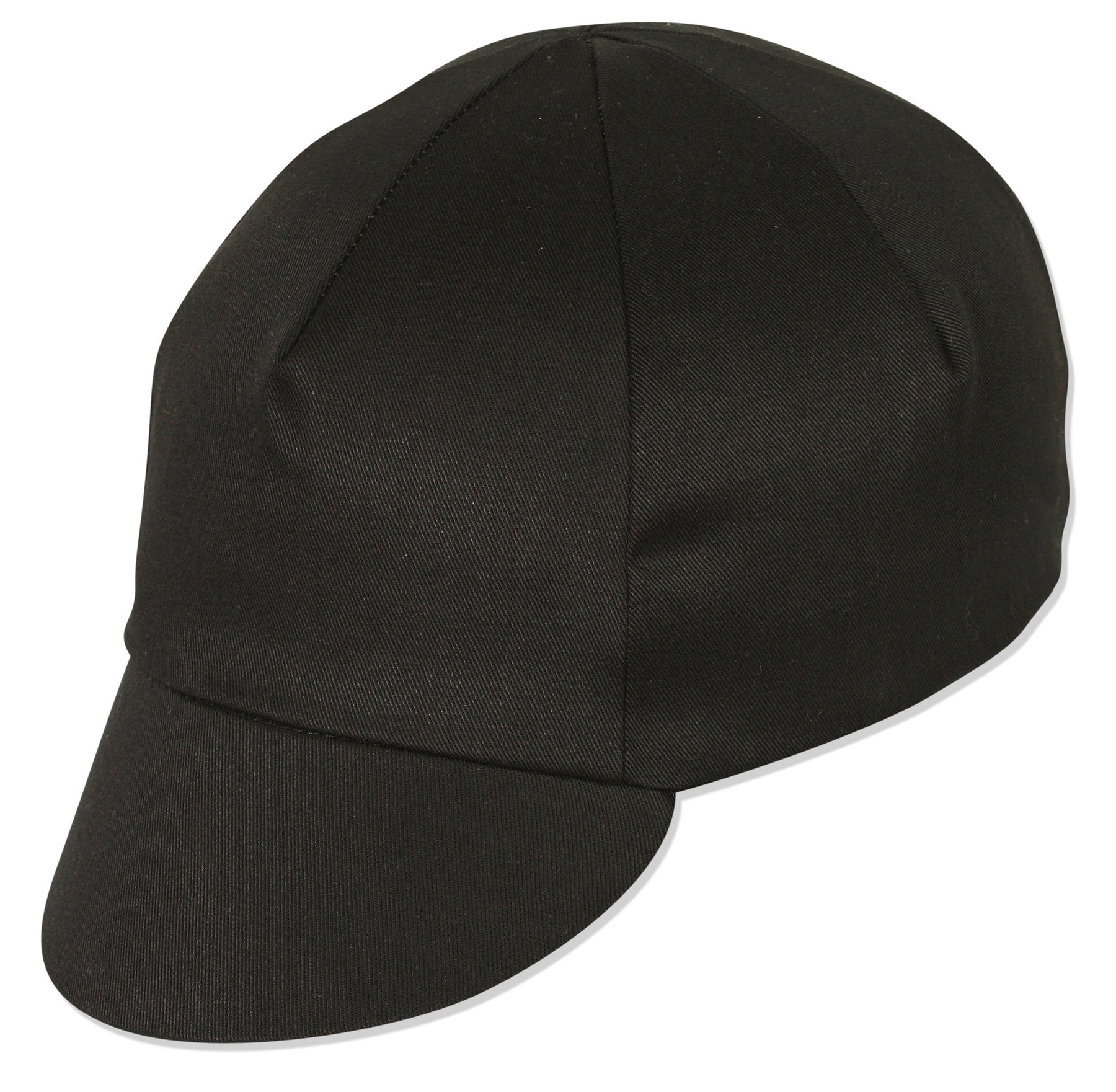 black cycling cap