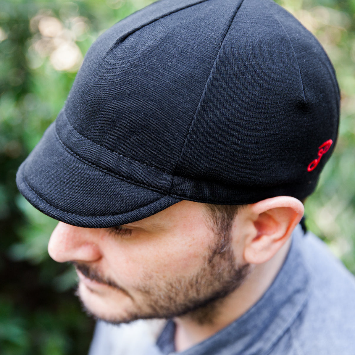 Wool Euro Cycling Cap - Black – pacesportswear