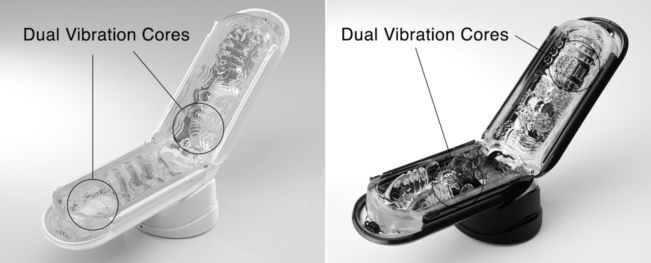 dual vibration cores in the FLIP 0 EV bring sensations everywhere