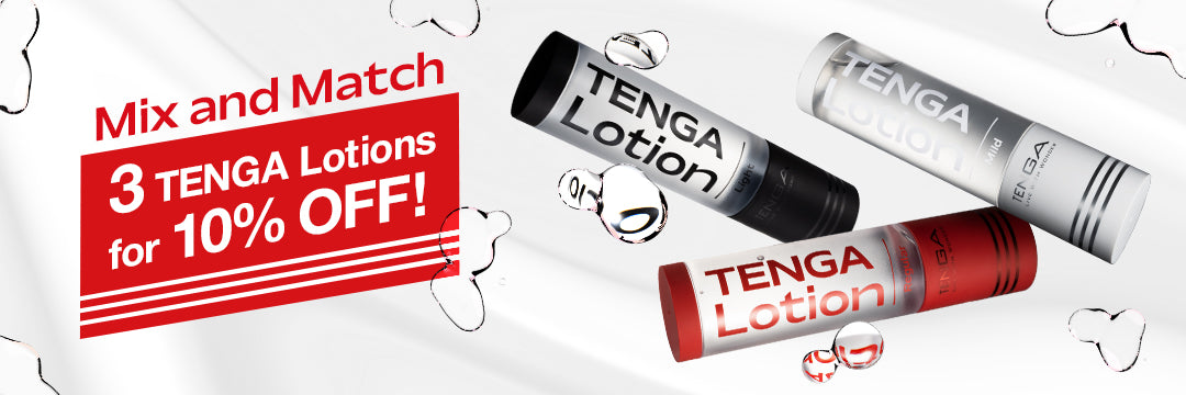 Mix & Match 3 TENGA Lotions for 10% off!