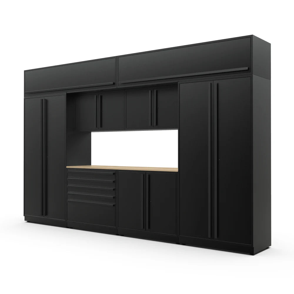 Proslat FusionPlus 13FT Set - MAX with Overheads Black /Maple Wood Black 51503K