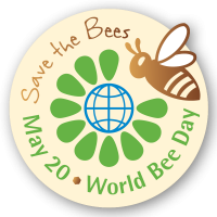 World Bee Day logo May 20