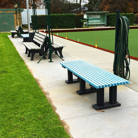 recycled plastic benches