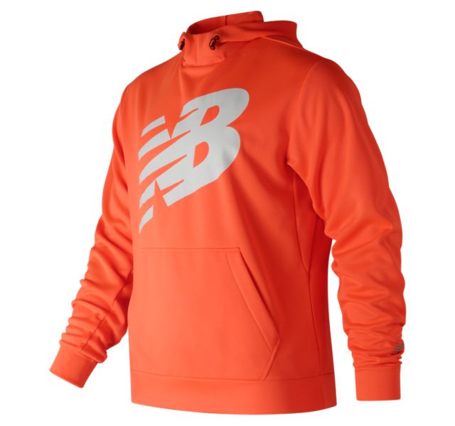 graphic orange hoodie