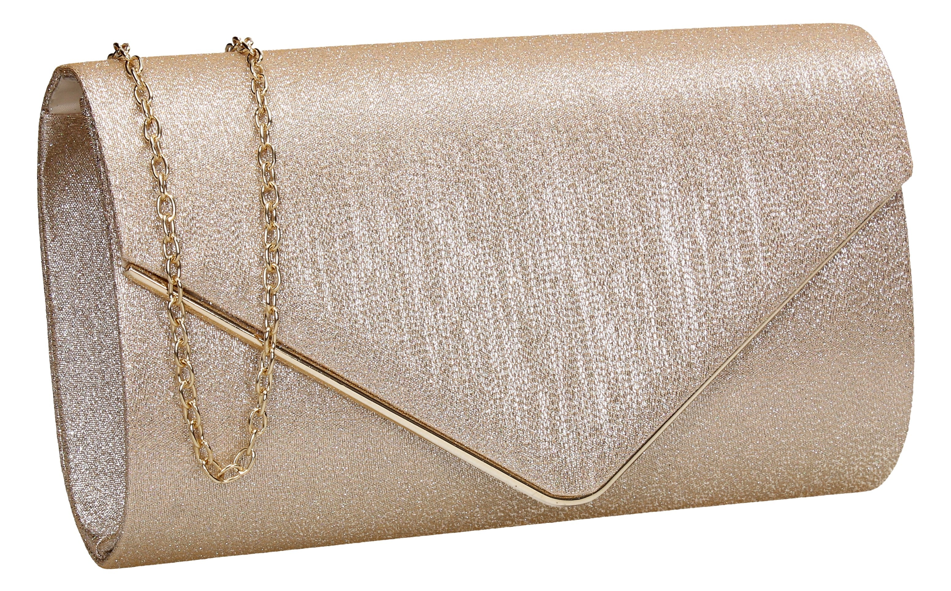 Maya Clutch Bag Champagne | Clutch Bags | SWANKYSWANS