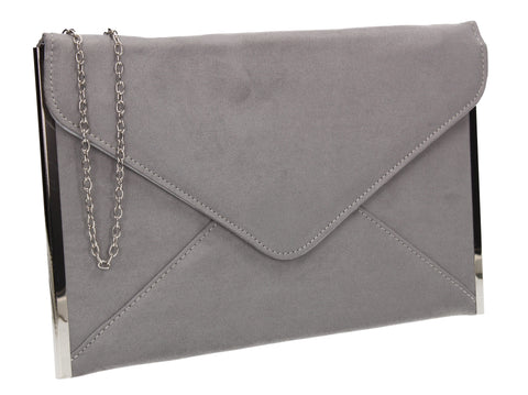 pale grey clutch bag uk