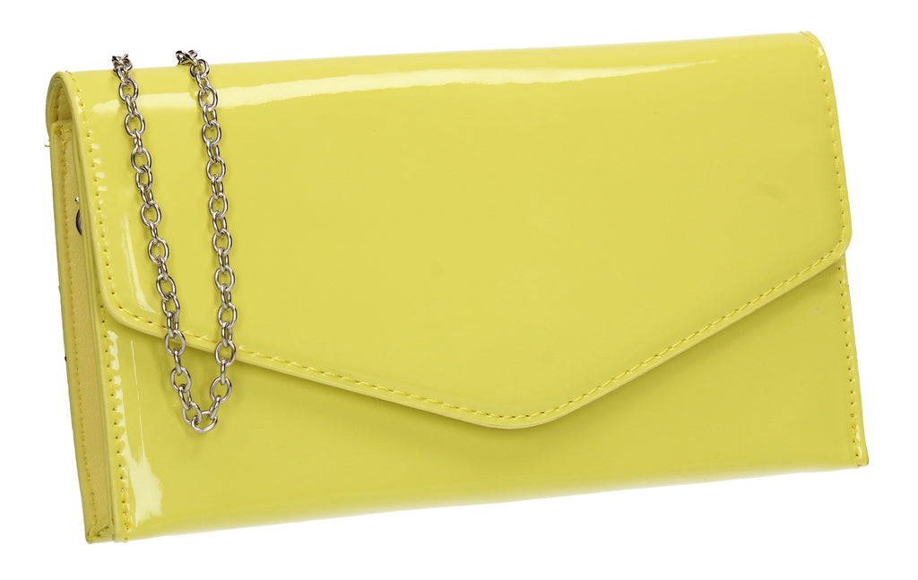 lemon clutch bag