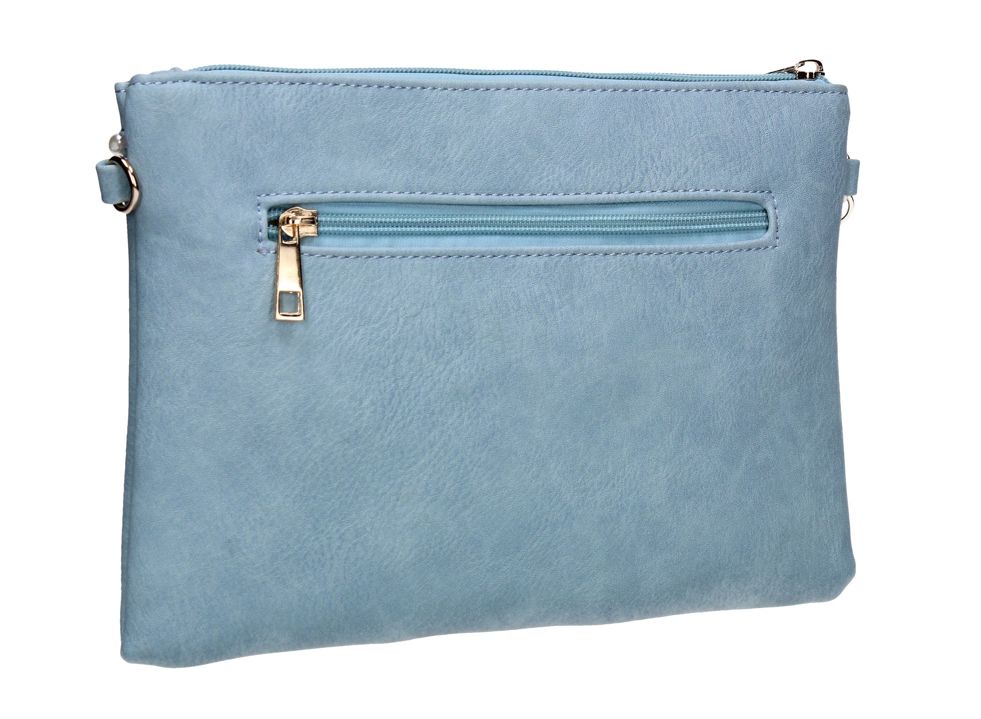 SWANKYSWANS Delilah Clutch Bag Quay Blue Cute Cheap Clutch Bag For Weddings School and Work