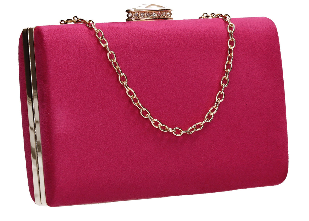 fuschia clutch