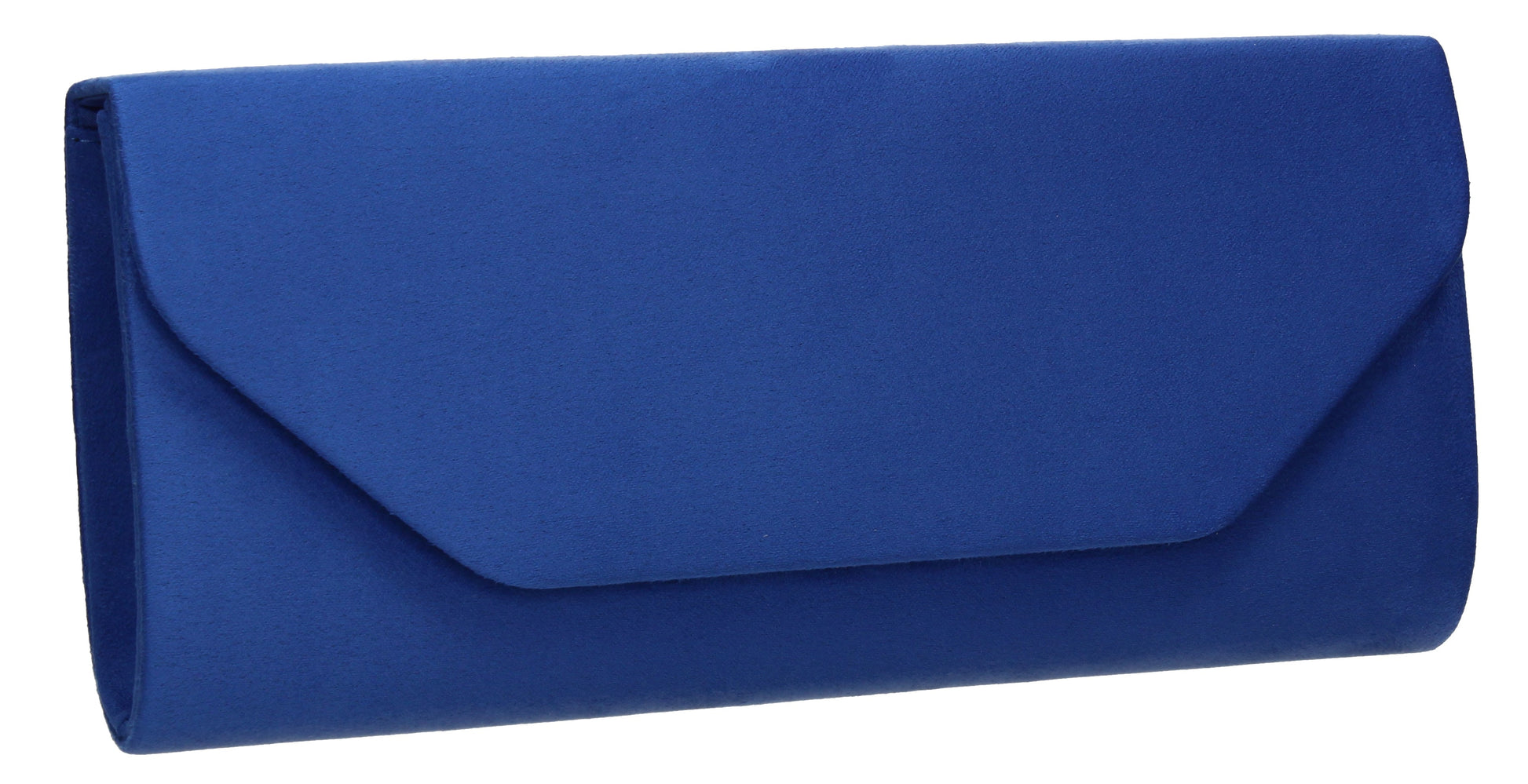 SWANKYSWANS Isabella Velvet Clutch Bag Royal Blue Cute Cheap Clutch Bag For Weddings School and Work