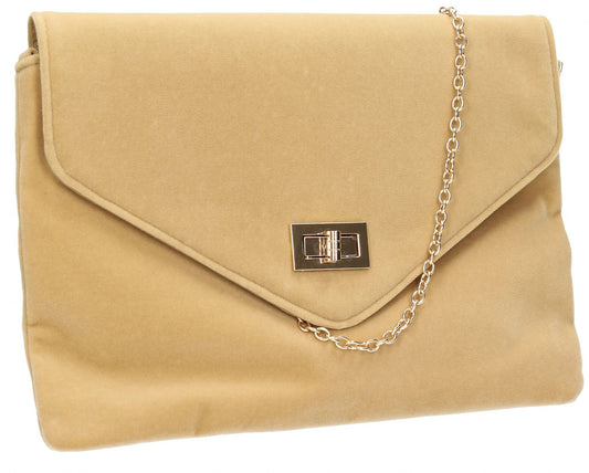 Clutch bag Louis Vuitton Beige in Suede - 23951377