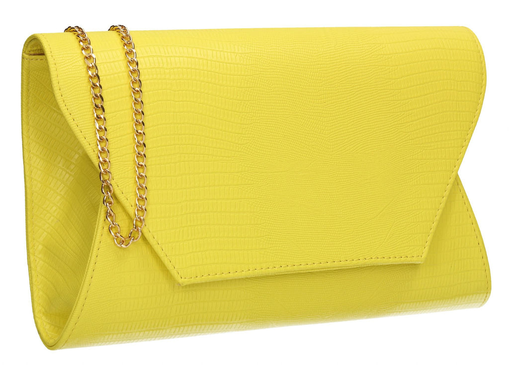 neon yellow clutch