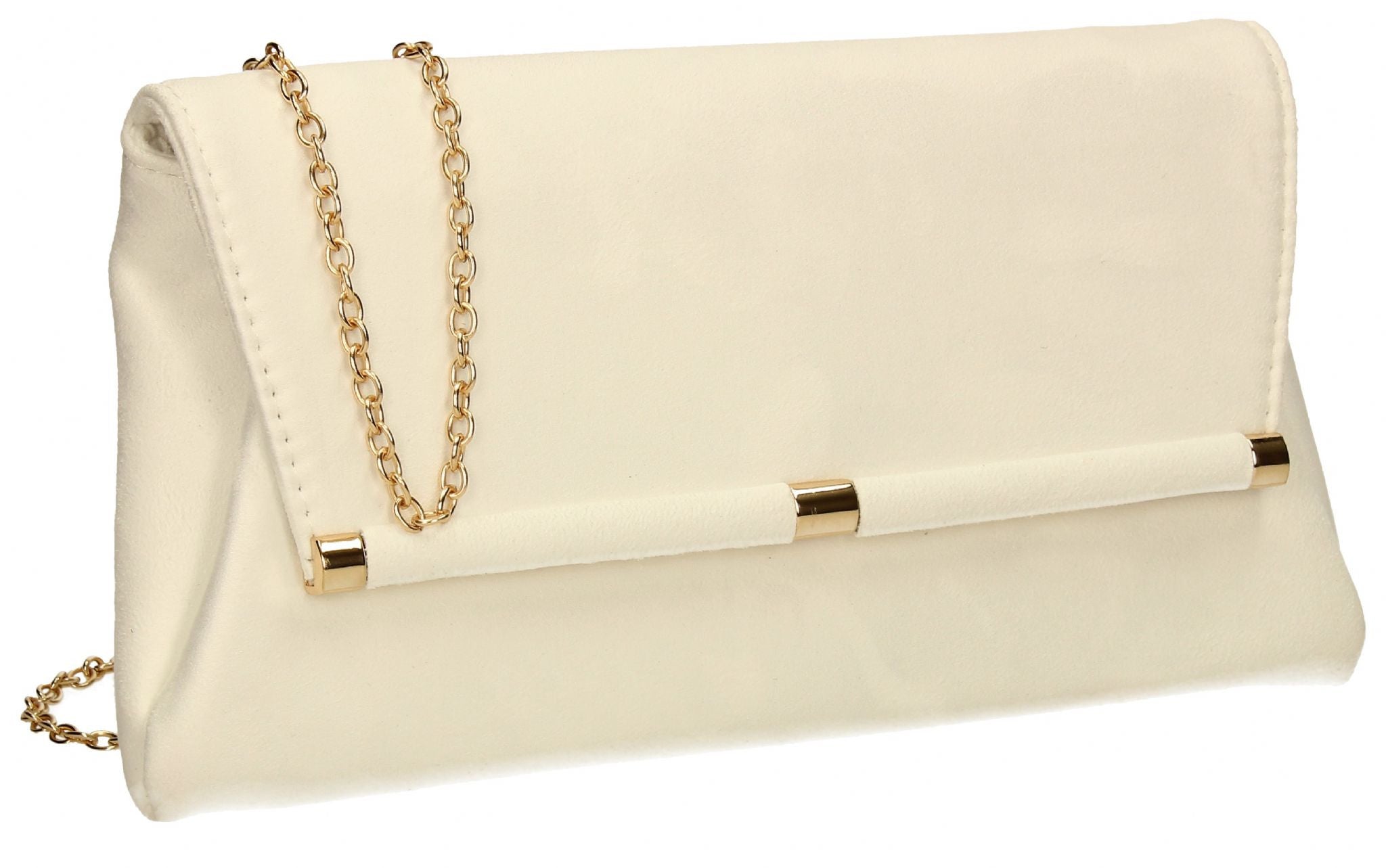 Pamela Clutch Bag Ivory | Clutch Bags | SWANKYSWANS