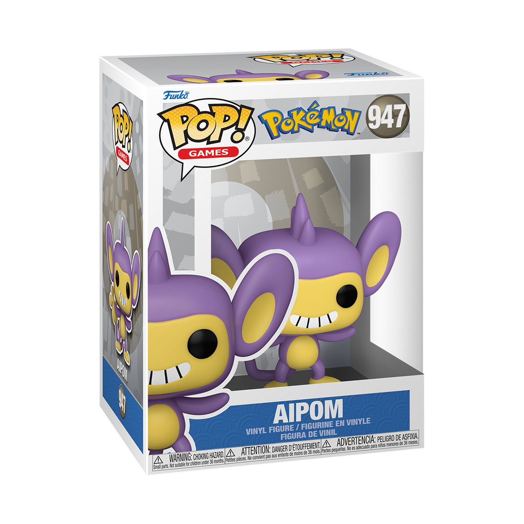 Now open for pre-order! FN67663 POP Games: Pokemon- Aipom FN71341 POP Games:  Pokemon- Sobble FN67665 POP Games: Pokemon- Umbreon SRP:…