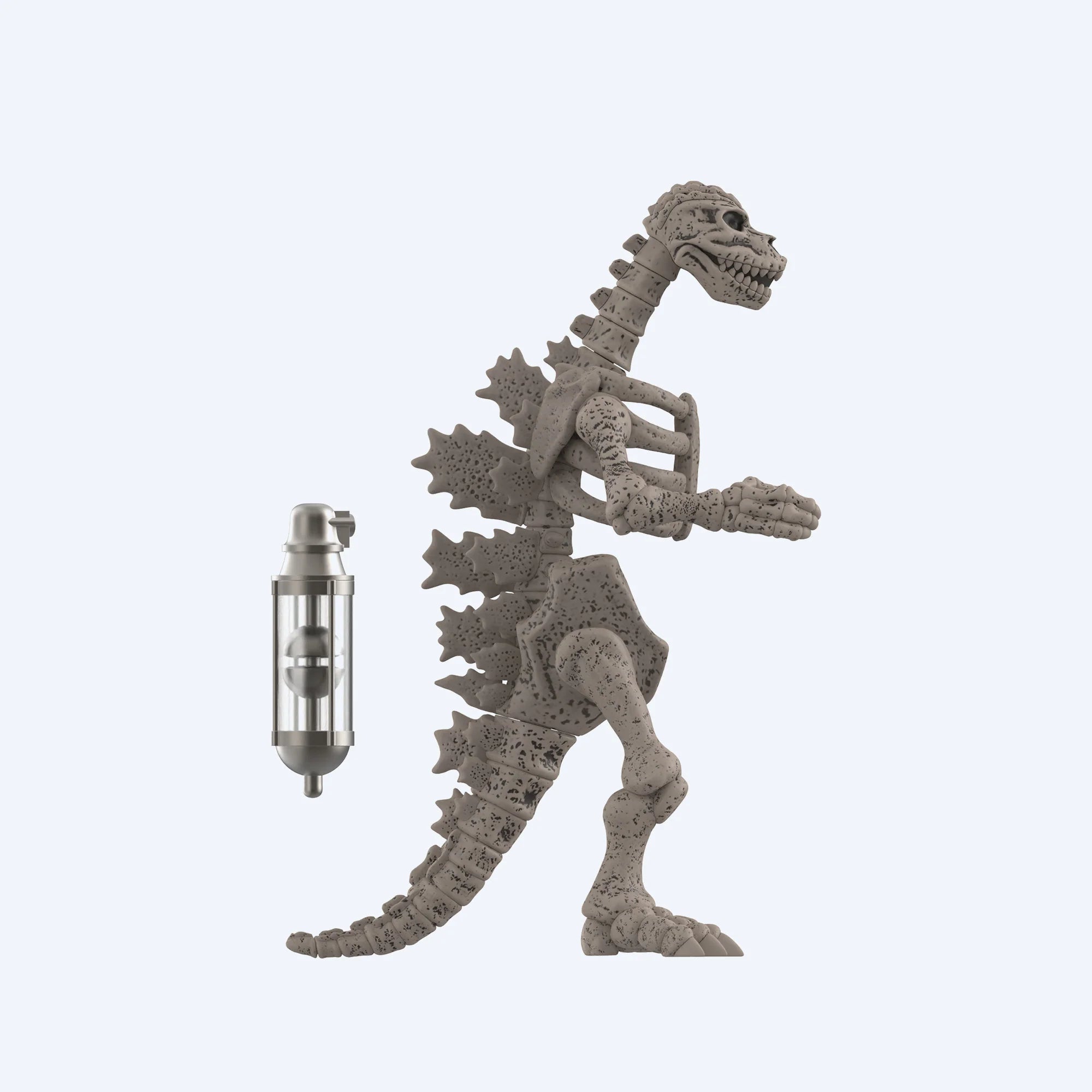 SUPER7 TOHO REACTION FIGURE - GODZILLA SKELETON (GREY)