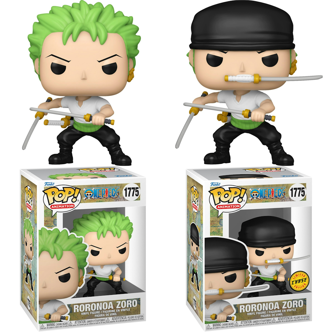 (PRE-ORDER) POP! Animation: One Piece (Refresh) Zoro (Chase Bundle)
