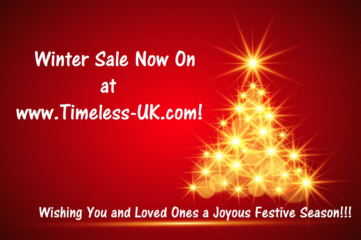 Winter Sale No On at www.timeless-uk.com with up to 50% off on Many brands including the New Colour-coded Timeless serums!