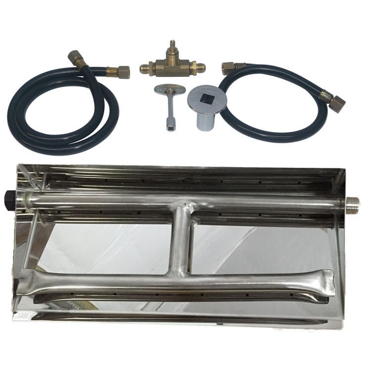 32 Inch Stainless Steel Dual Burner Pan Ng Grayburd