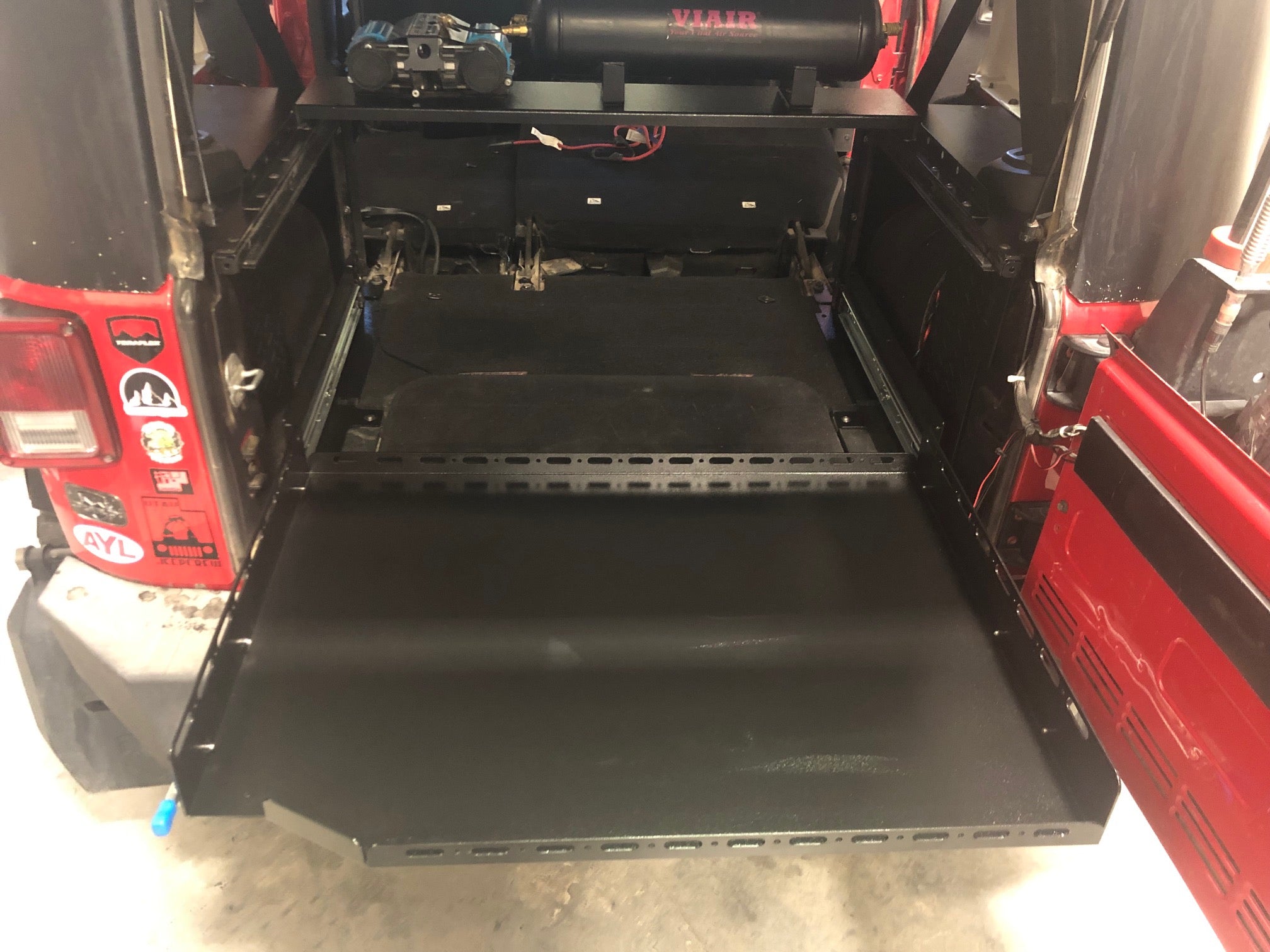 Slide Floor for Jeep JKU | Cargo Management | Jeep Accessories – Diabolical  Inc