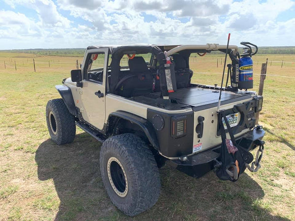 Jeep Wrangler JK 2 Door Cargo Security Enclosure & Deck – Diabolical Inc